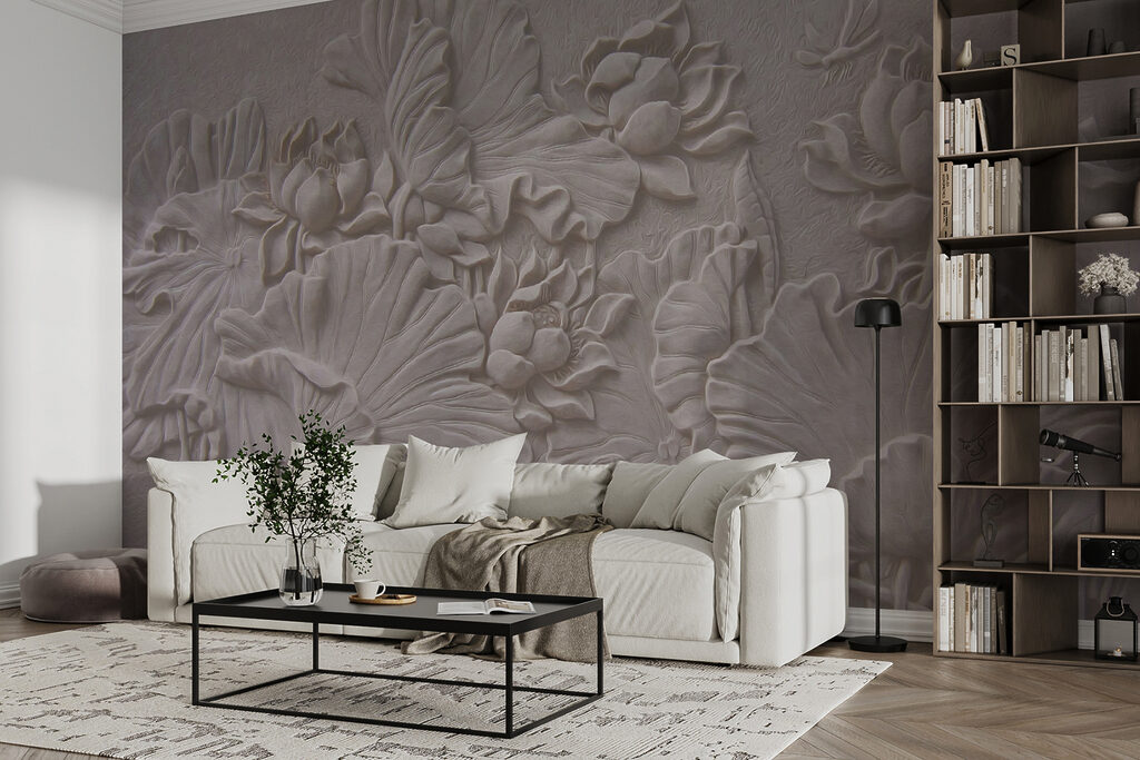 Flori în relief — interior 2