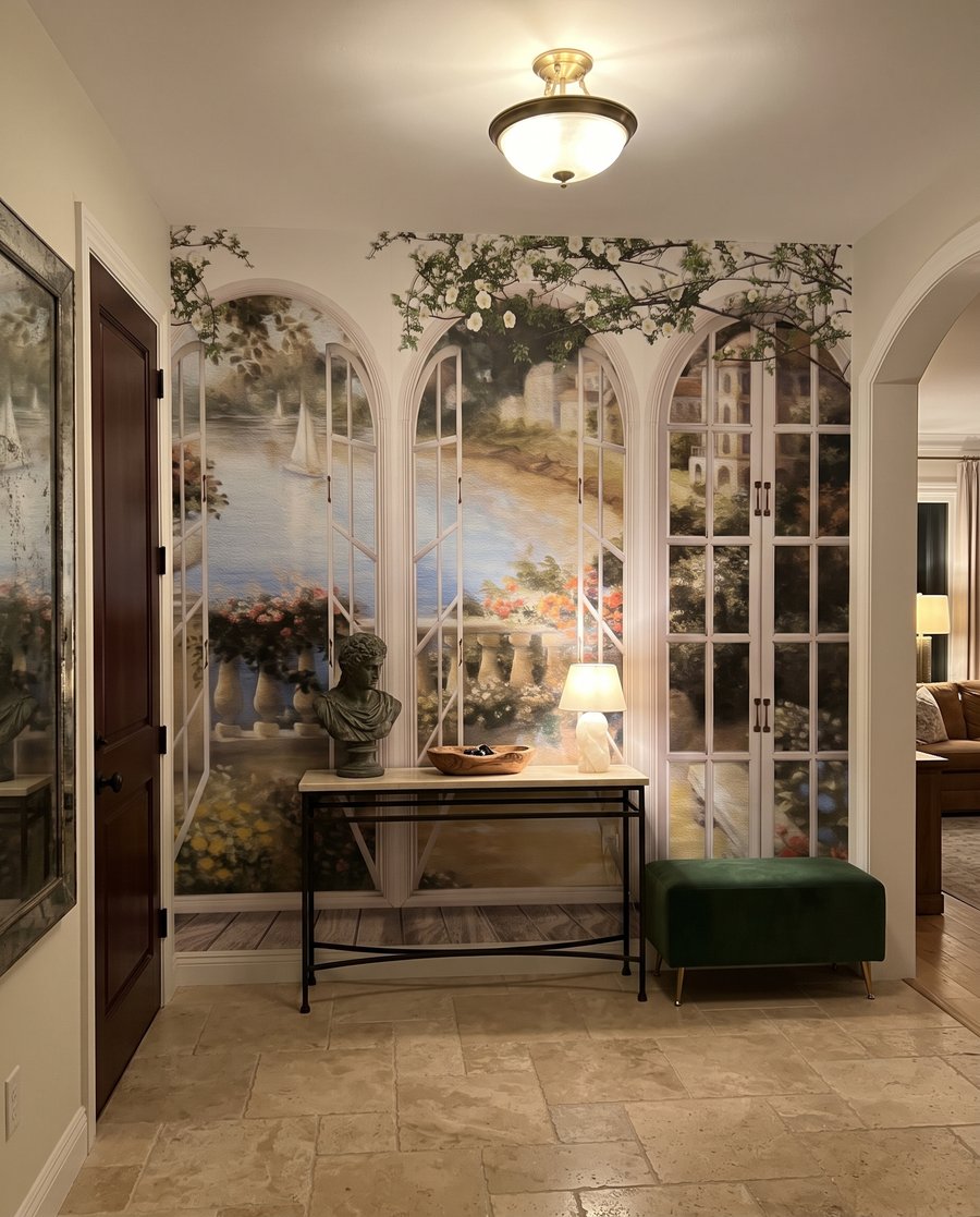 Ferestre spre grădină — interior 5