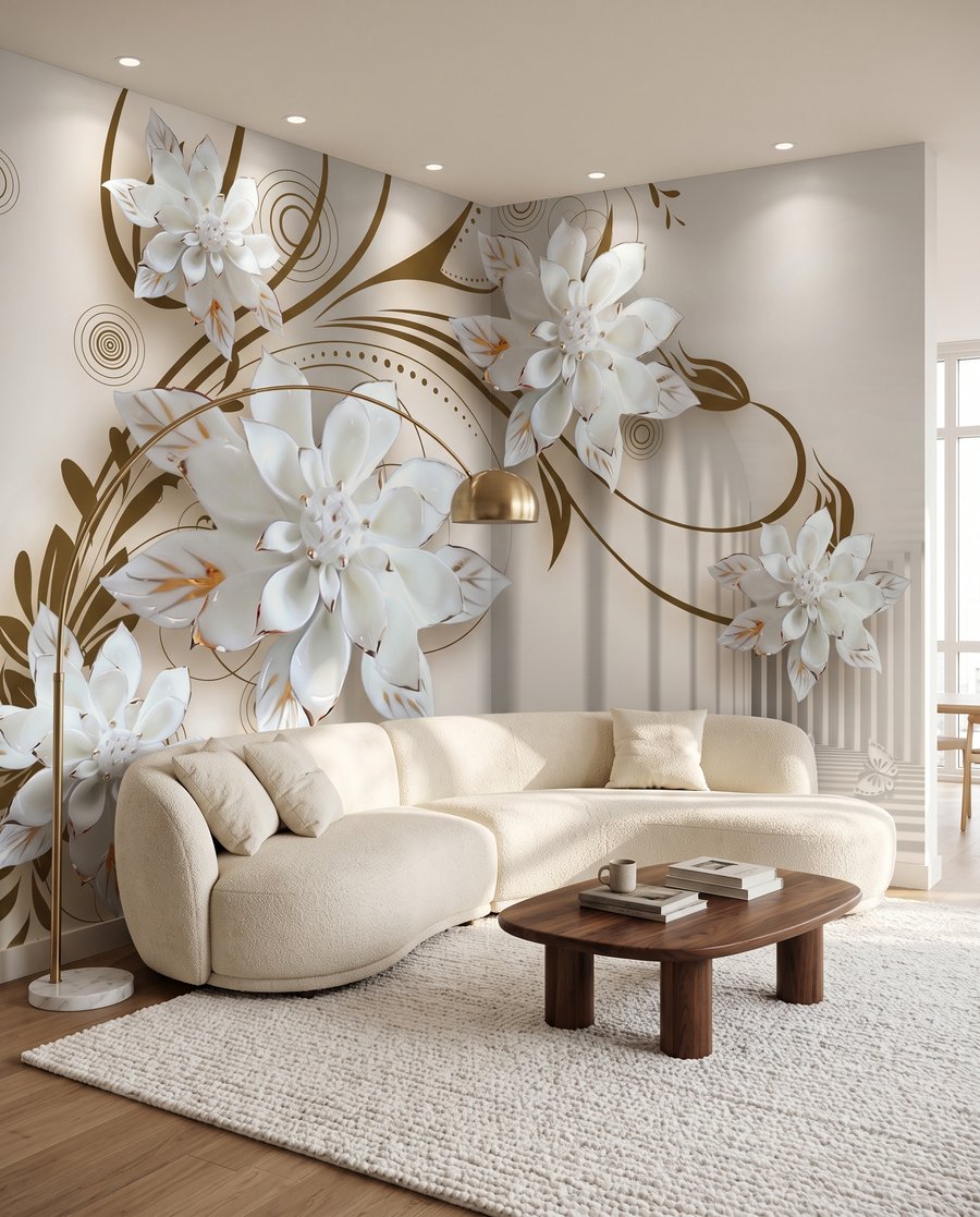 Flori pe coridoare adânci — interior 4