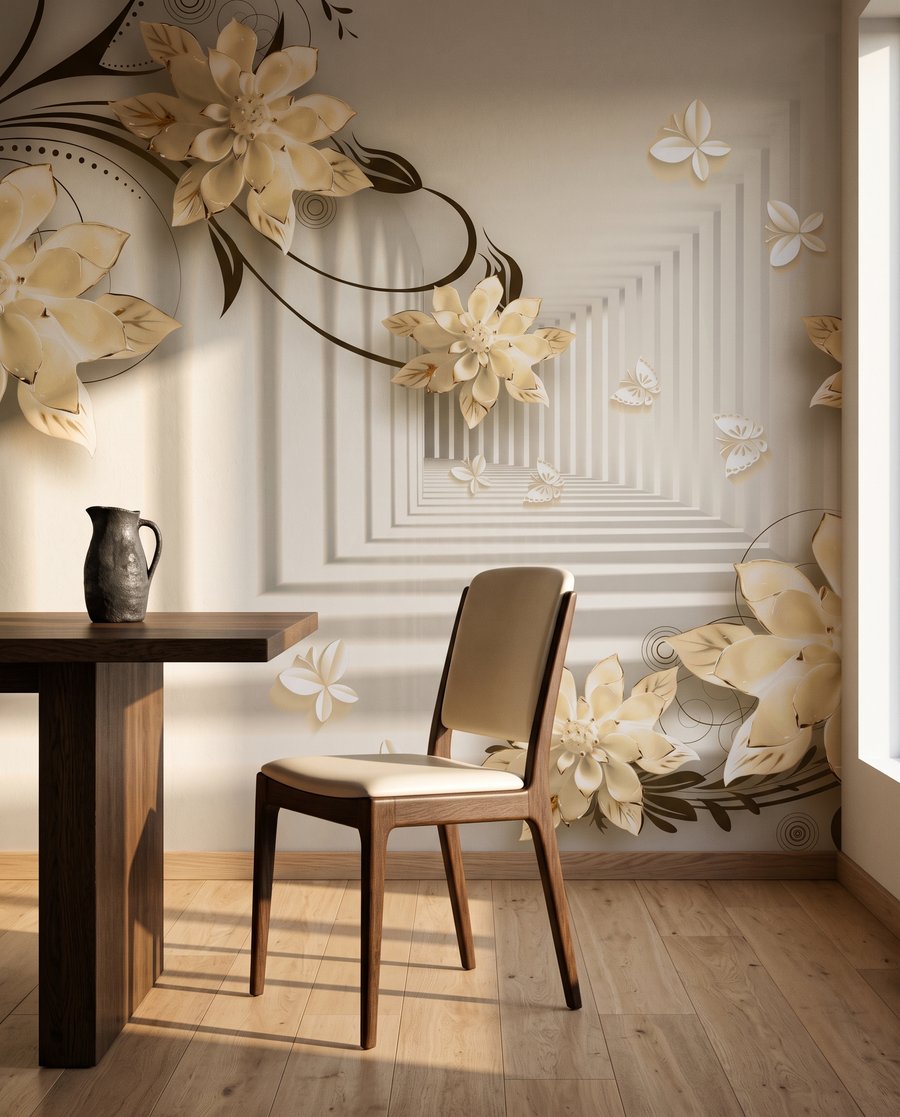 Flori pe coridoare adânci — interior 5