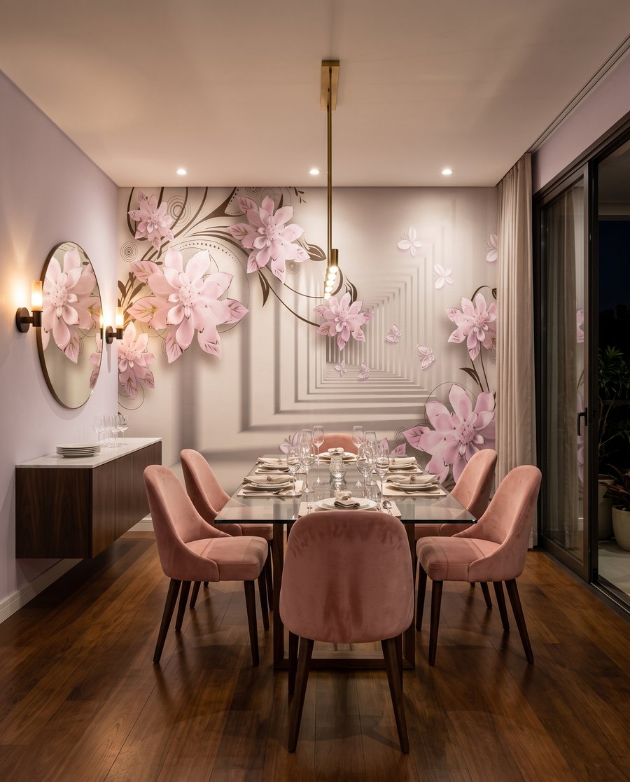 Flori pe coridoare adânci — interior 5