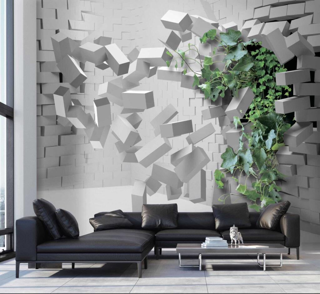 Iederă prin zid spart — interior 1
