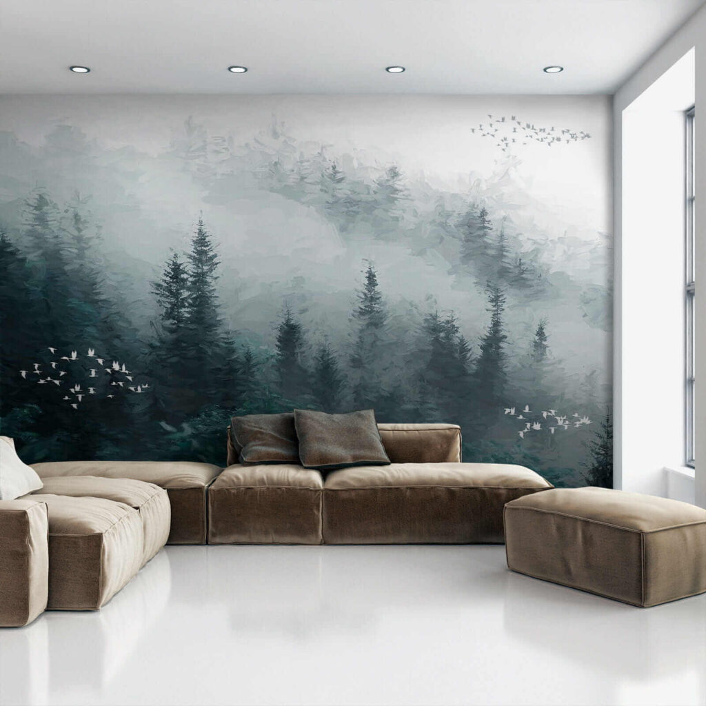 Stoluri printre dealuri cețoase — interior 6