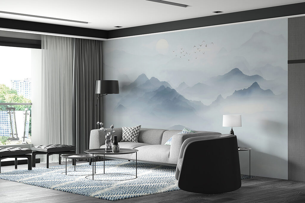 Barcă în ceață montană — interior 2