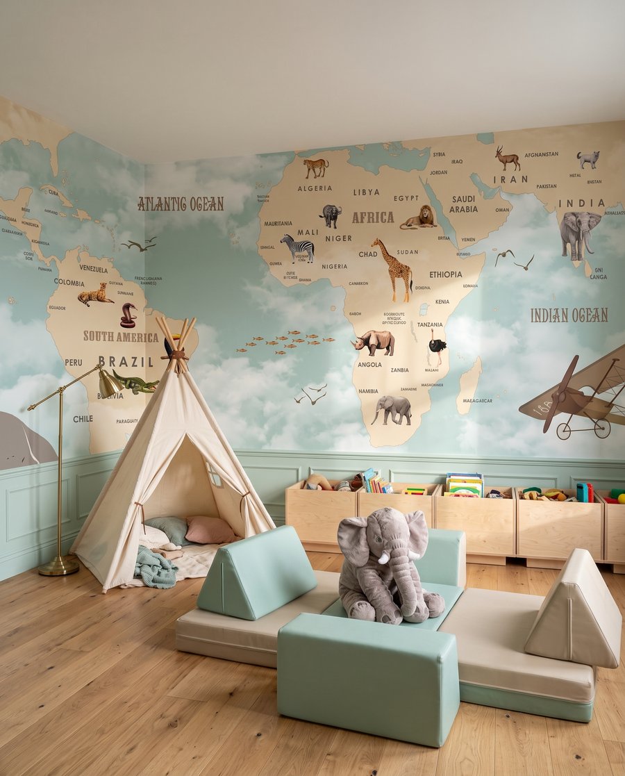 Hartă între nori — interior 2