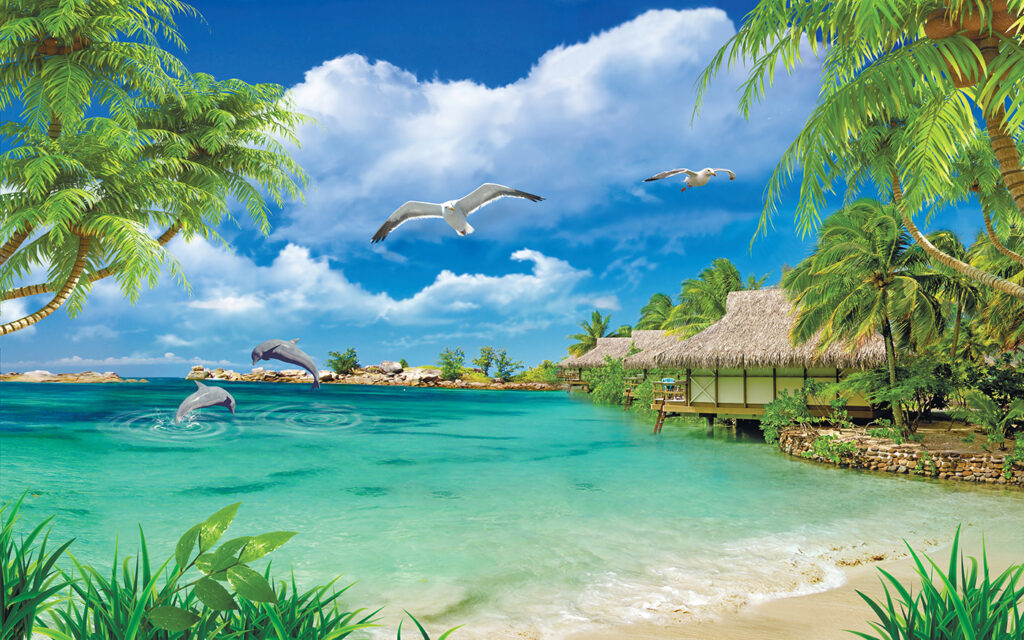 Golf tropical — design complet