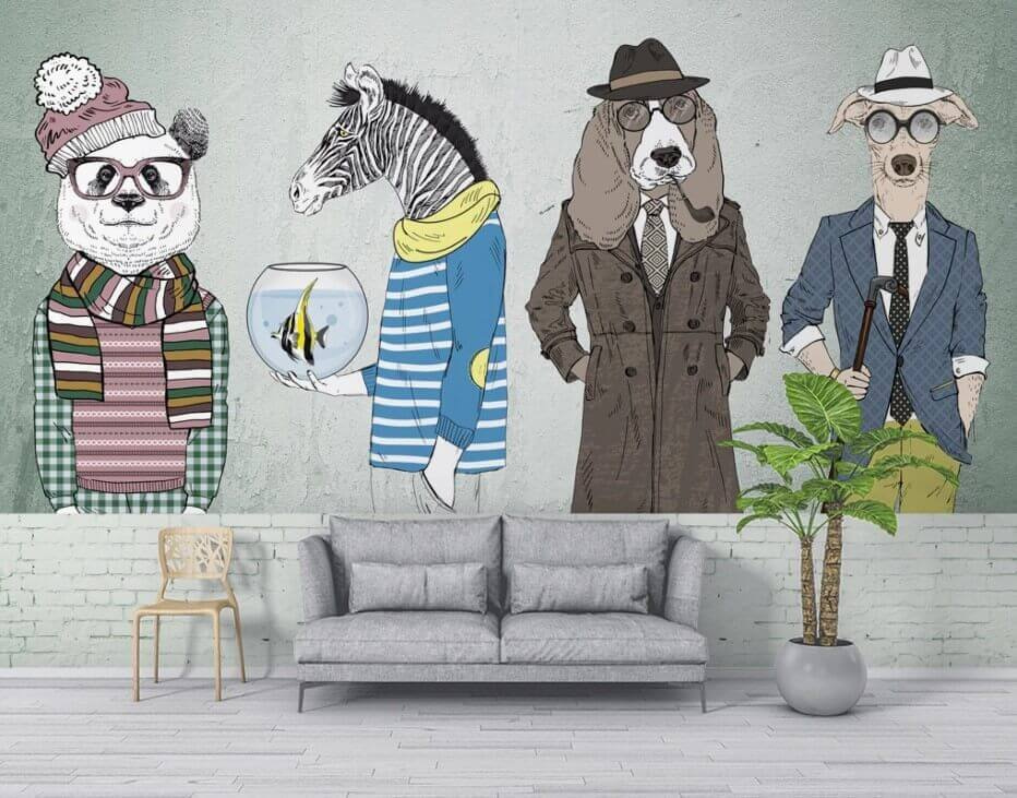 Animale în haine elegante — interior 1