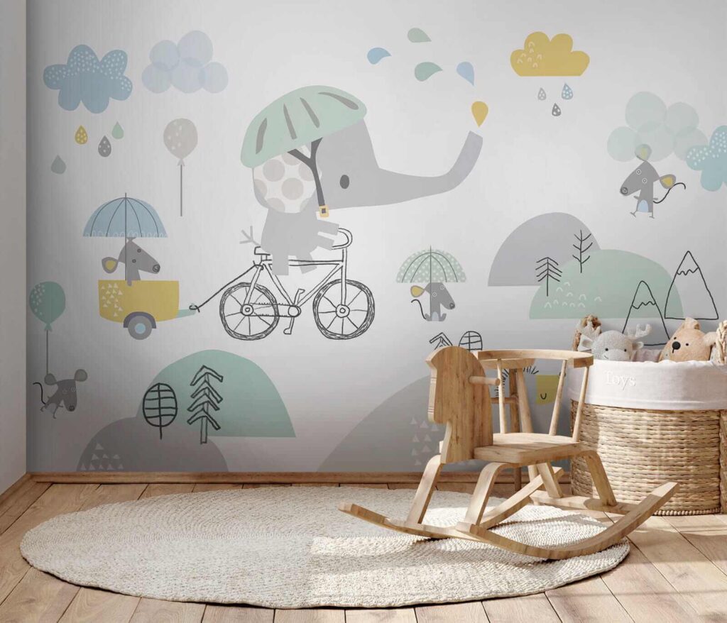 Elefant pe bicicletă — interior 4