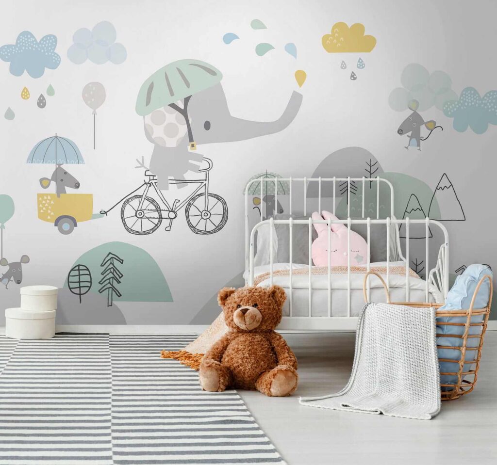 Elefant pe bicicletă — interior 5