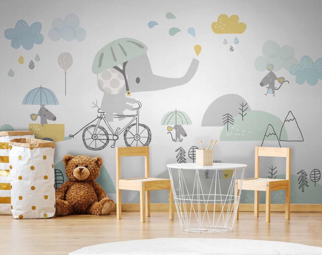 Elefant pe bicicletă — interior 7