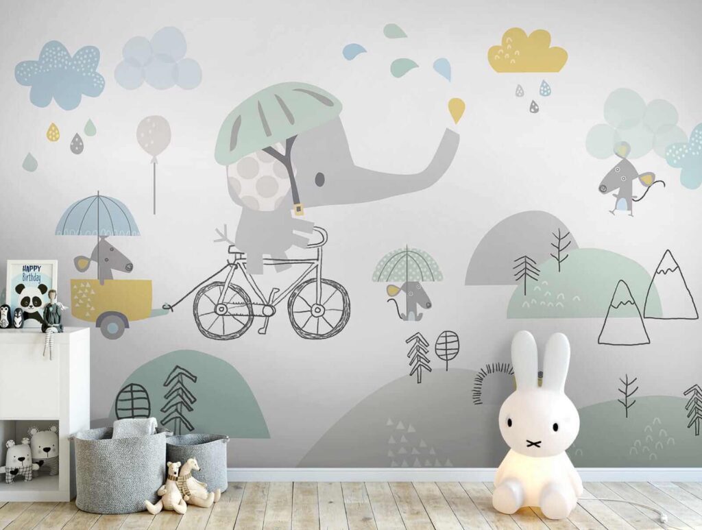 Elefant pe bicicletă — interior 8