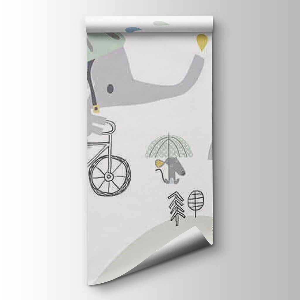 Elefant pe bicicletă — vizualizare produs