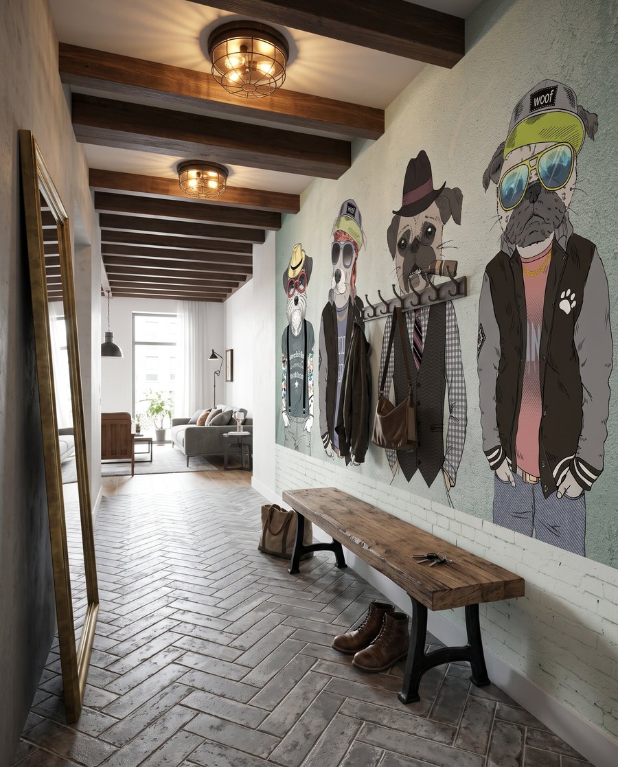 Prieteni cu pălării — interior 3