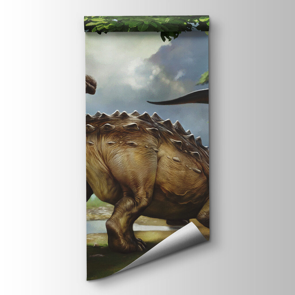 Dinozauri pe malul râului — vizualizare produs