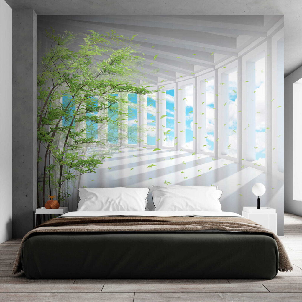 Plante verzi în coridor — interior 2