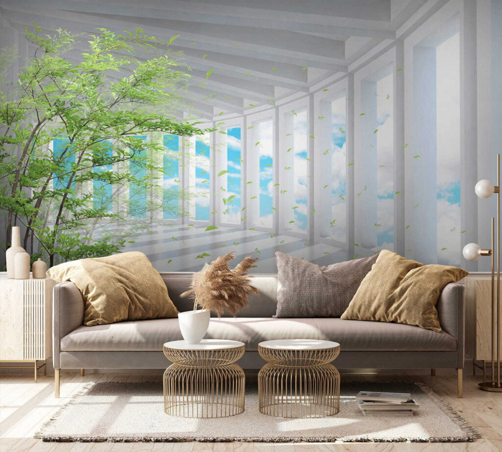 Plante verzi în coridor — interior 7