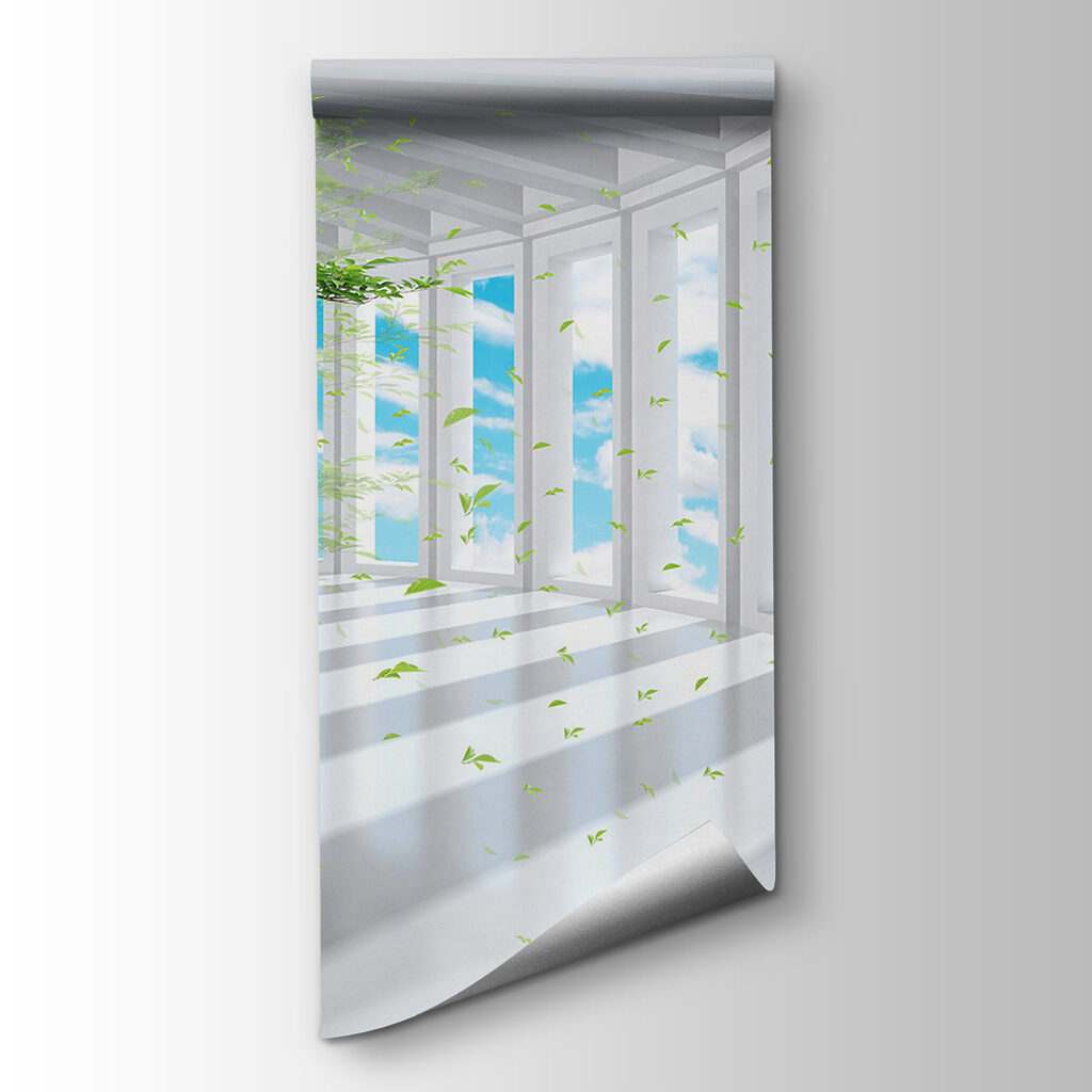 Plante verzi în coridor — vizualizare produs