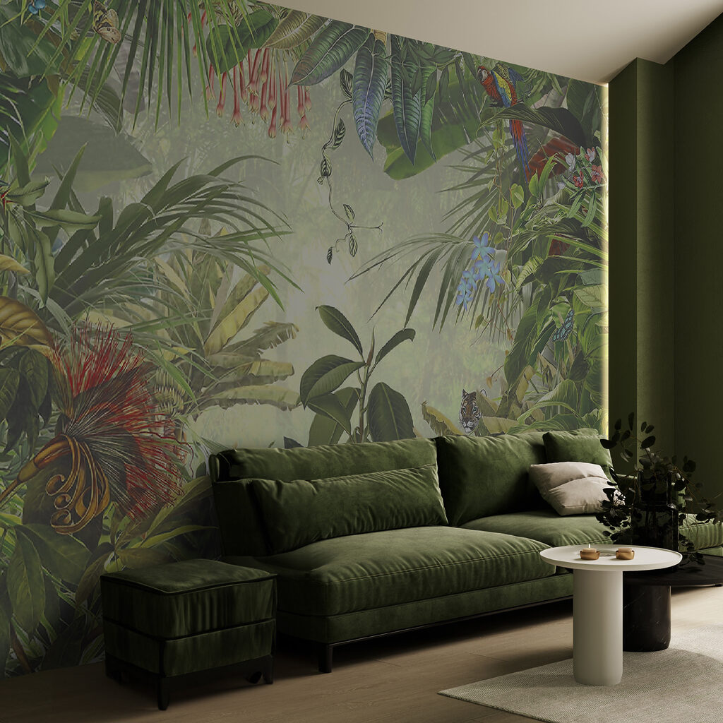 Junglă deasă cu lumină — interior 11