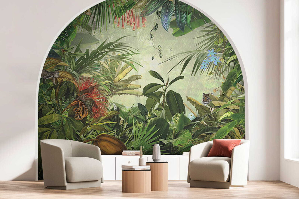 Junglă deasă cu lumină — interior 7