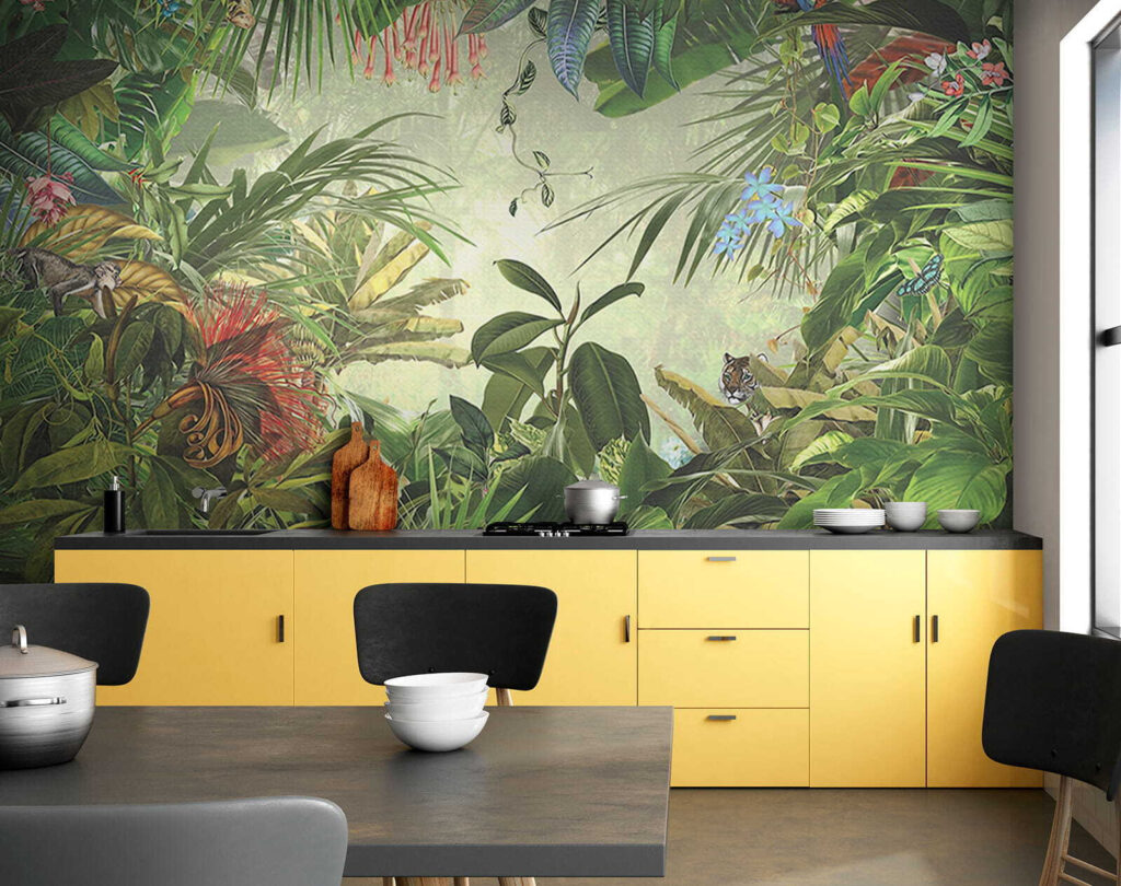 Junglă deasă cu lumină — interior 8