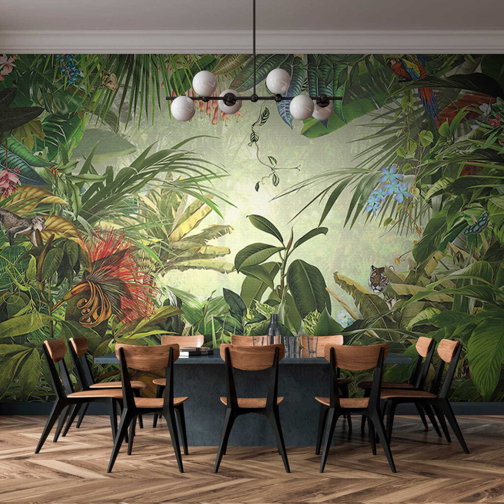 Junglă deasă cu lumină — interior 9
