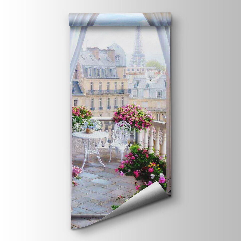 Balcon cu flori — vizualizare produs