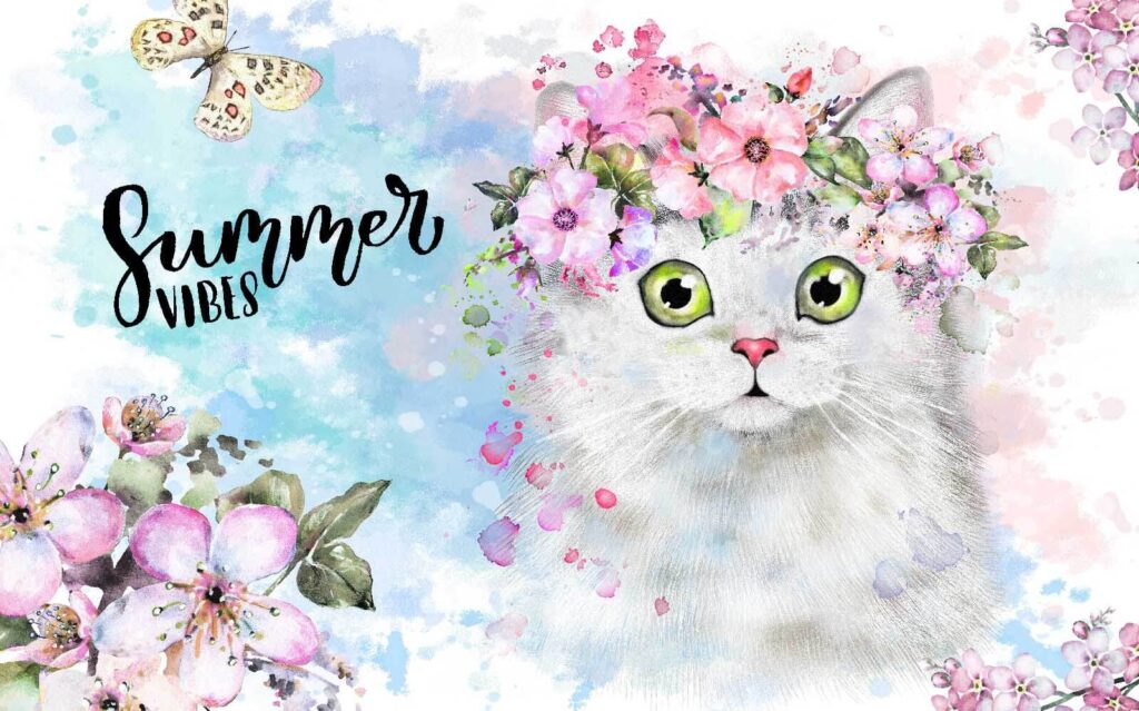 Pisică cu coroană — design complet