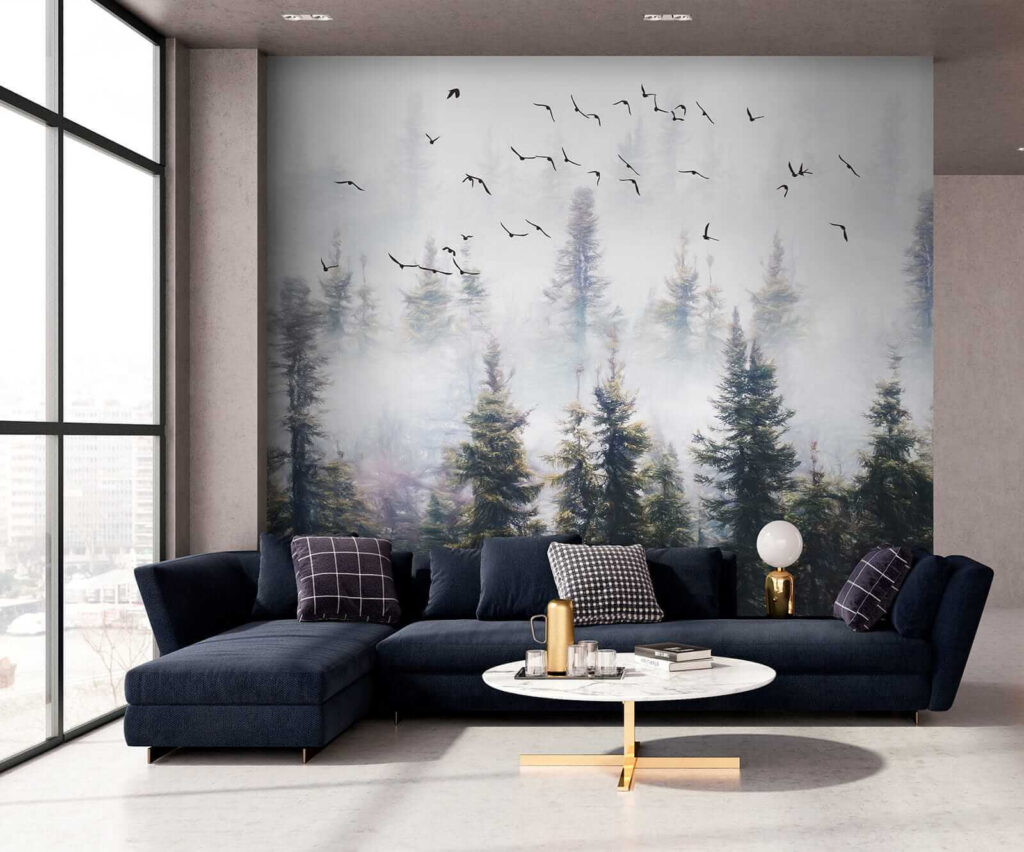 Păsări deasupra pădurii — interior 6