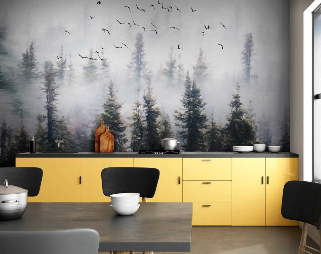 Păsări deasupra pădurii — interior 8
