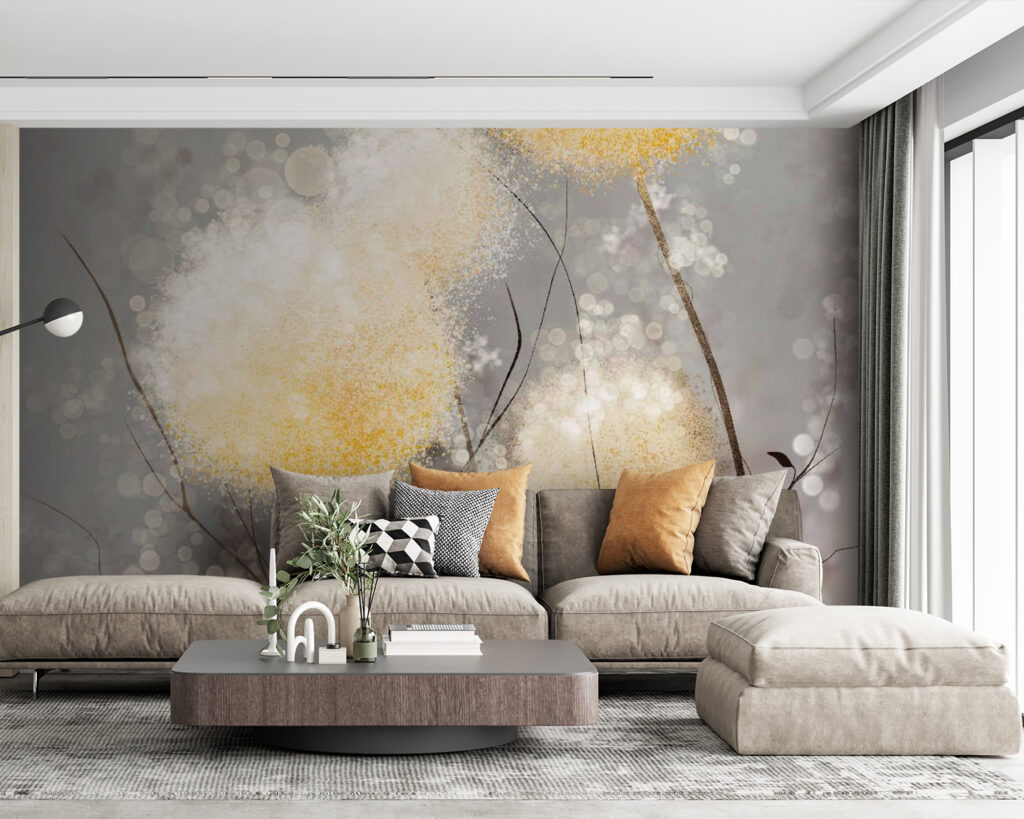Flori pufoase pe ramuri — interior 5