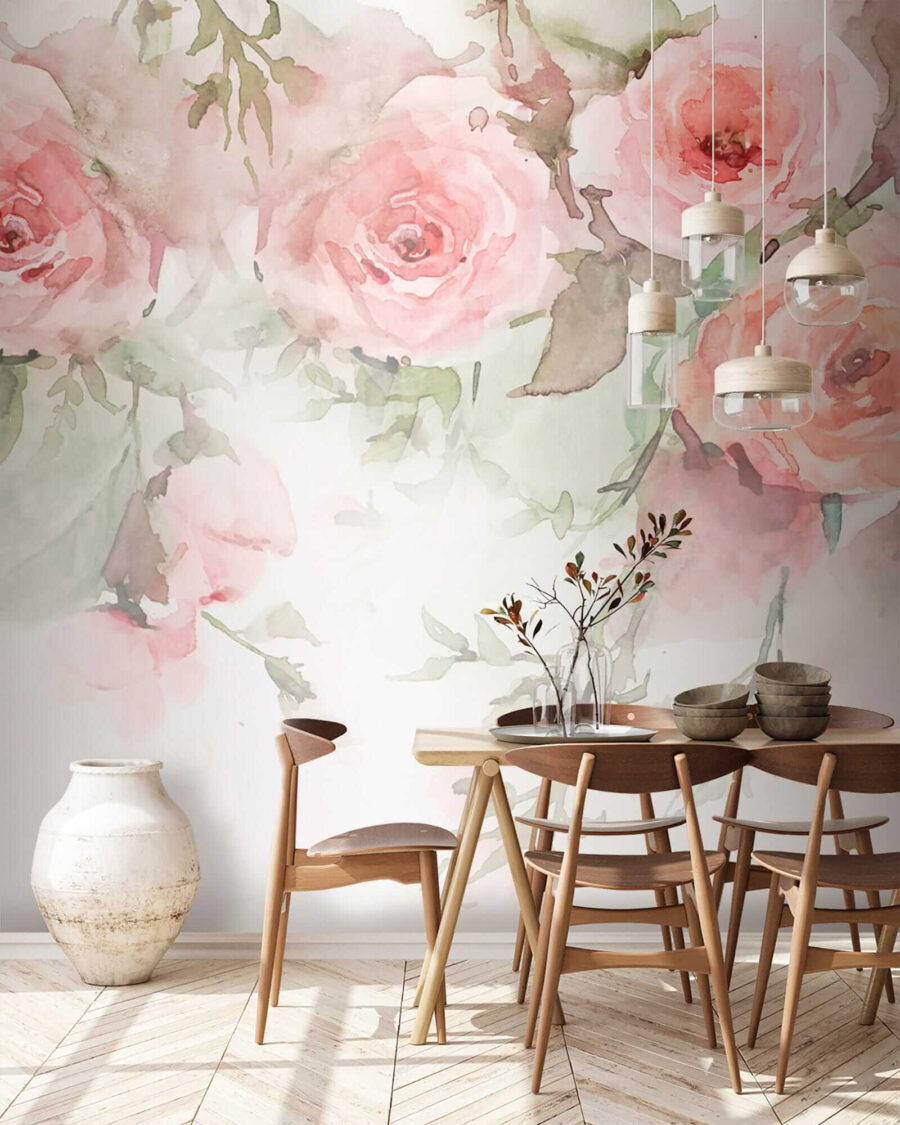 Trandafiri roz deasupra — interior 8