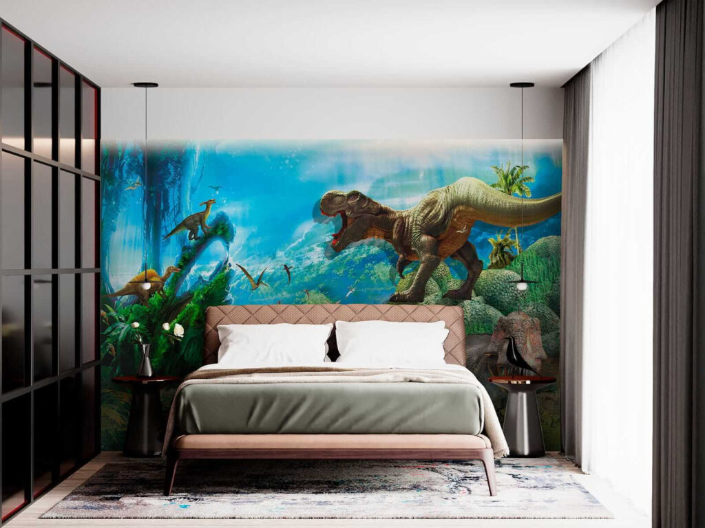 Dinozauri în junglă albastră — interior 3
