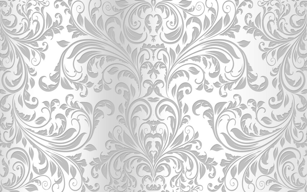 Volute ornamentale gri — design complet