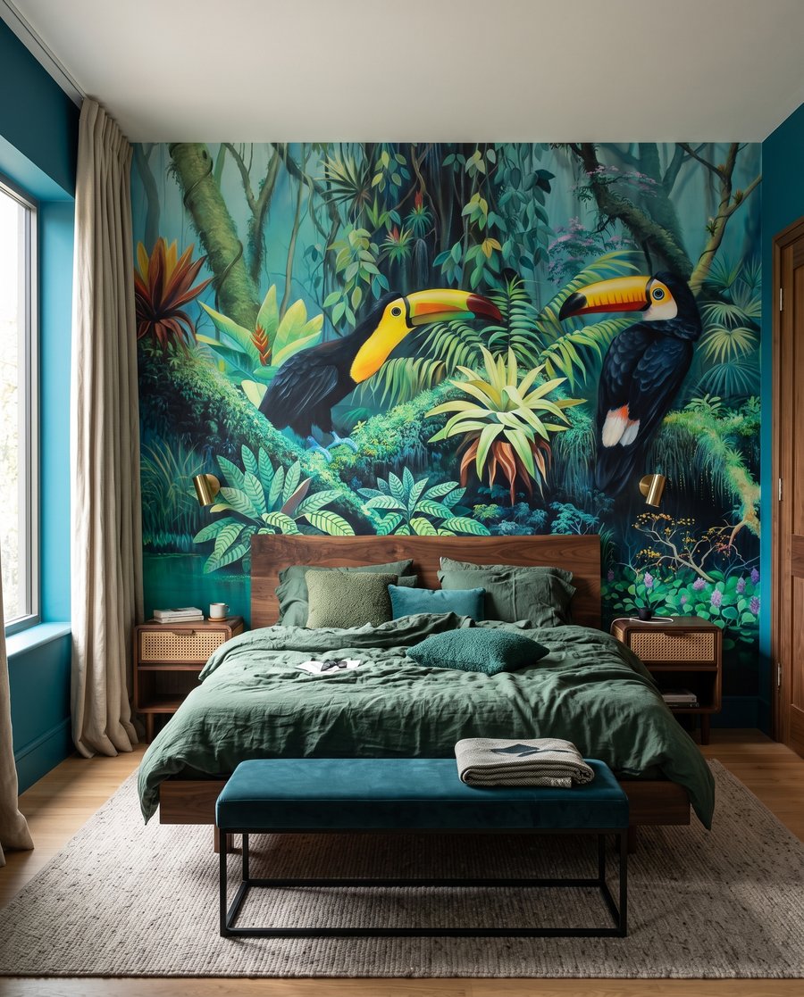 Tucani lângă apă tropicală — interior 2