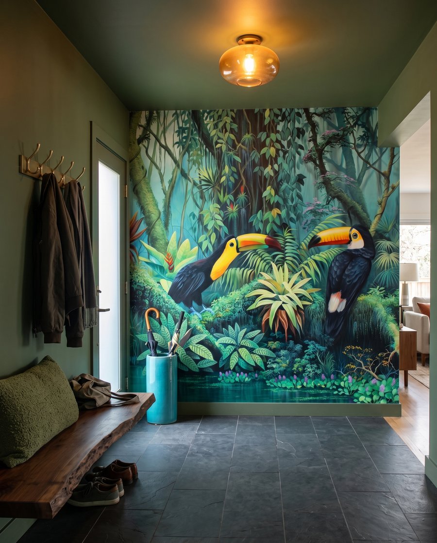 Tucani lângă apă tropicală — interior 5