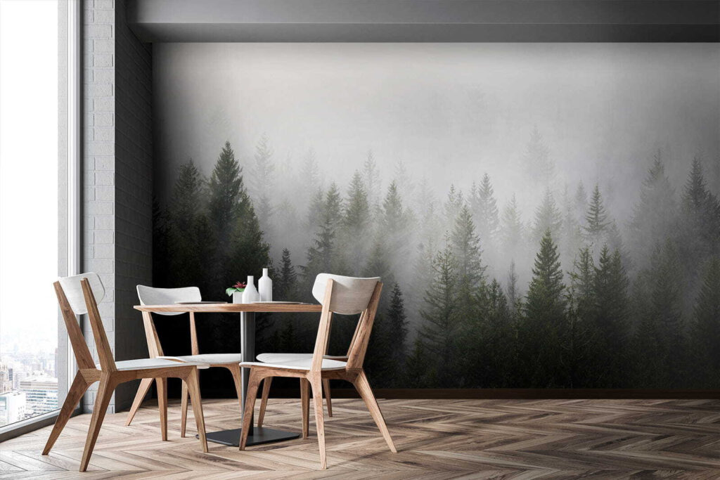 Conifere la marginea ceții — interior 7
