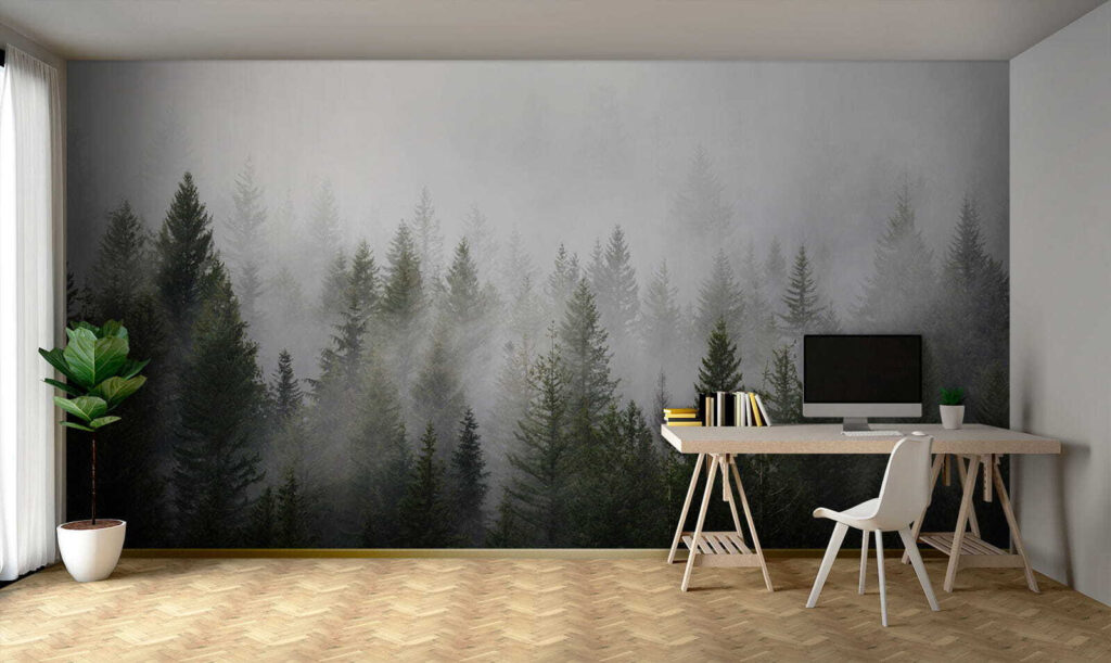 Conifere la marginea ceții — interior 9