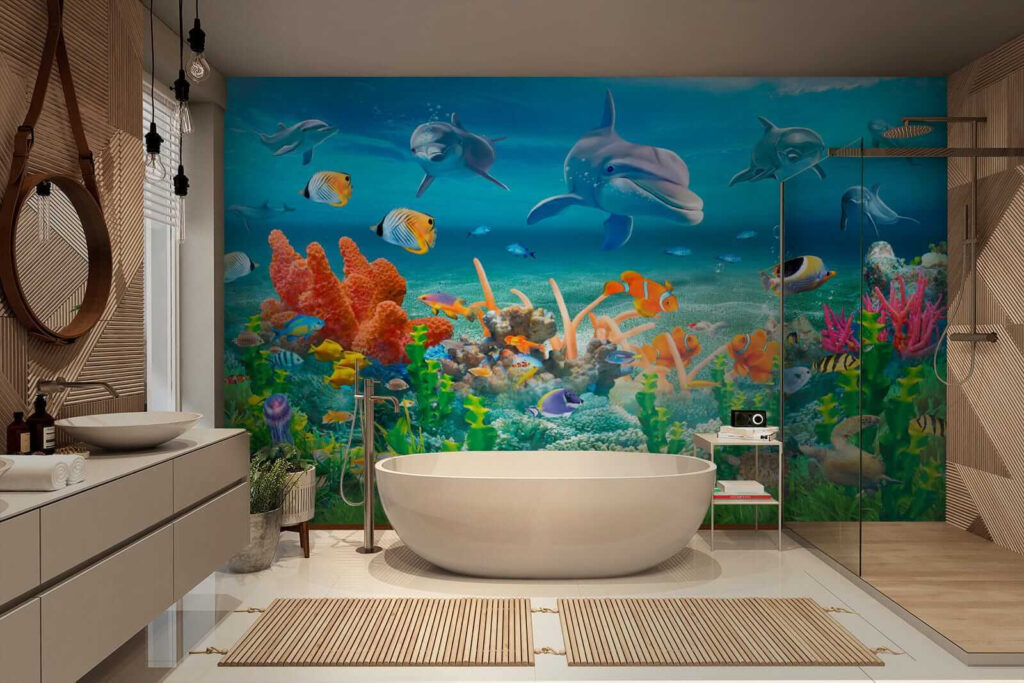 Delfini deasupra recifului — interior 4