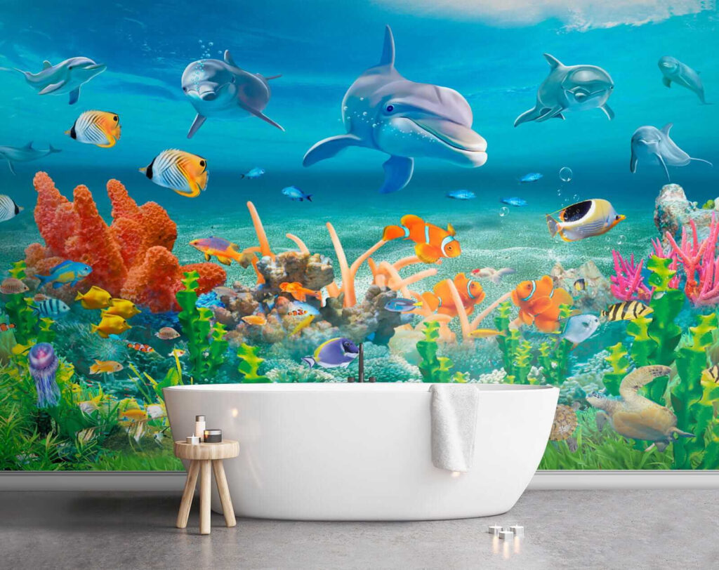 Delfini deasupra recifului — interior 5