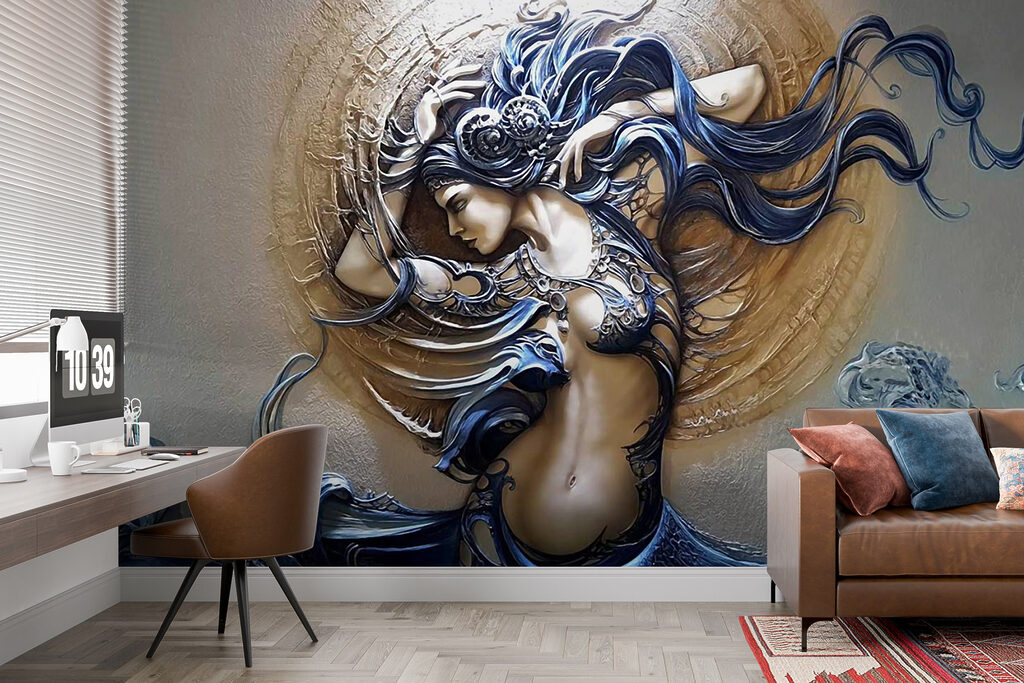 Femeie cu bucle ondulate — interior 7