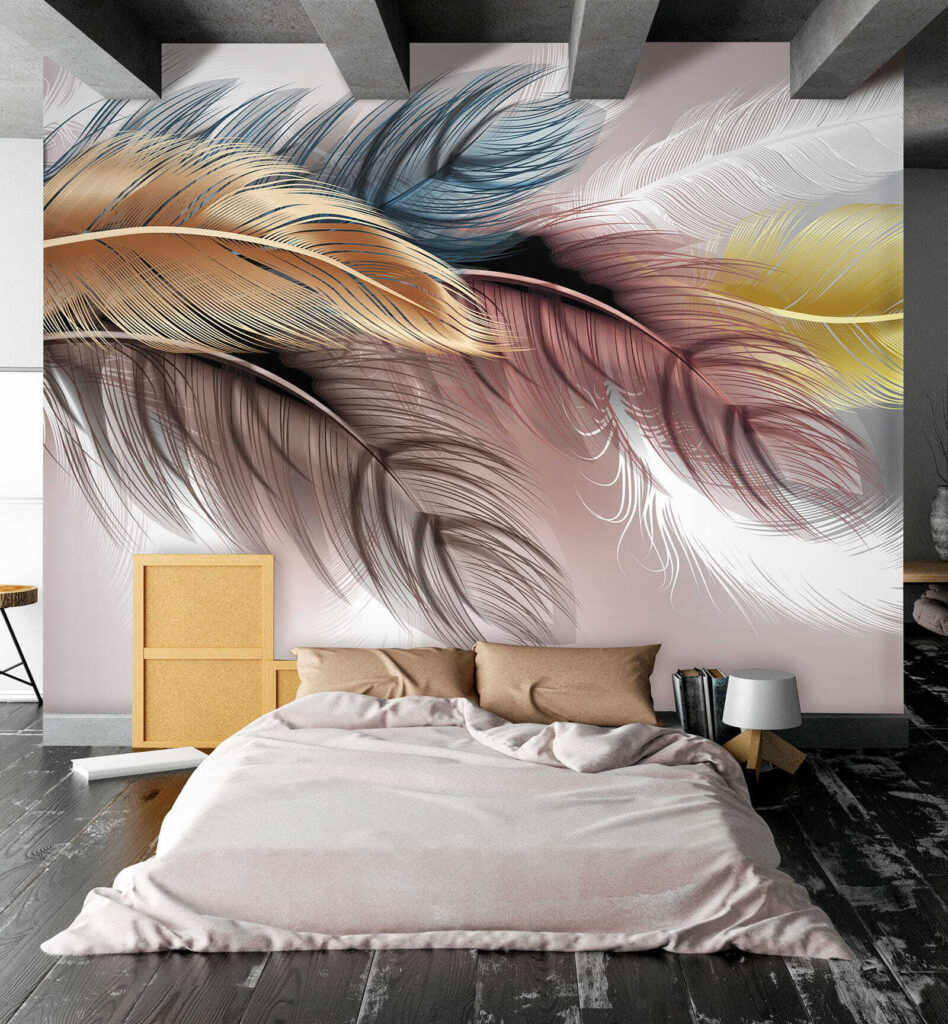 Pene colorate pe roz — interior 2