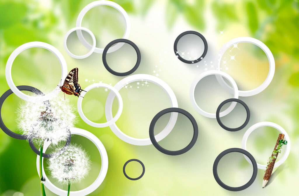 Cercuri printre pufuri — design complet