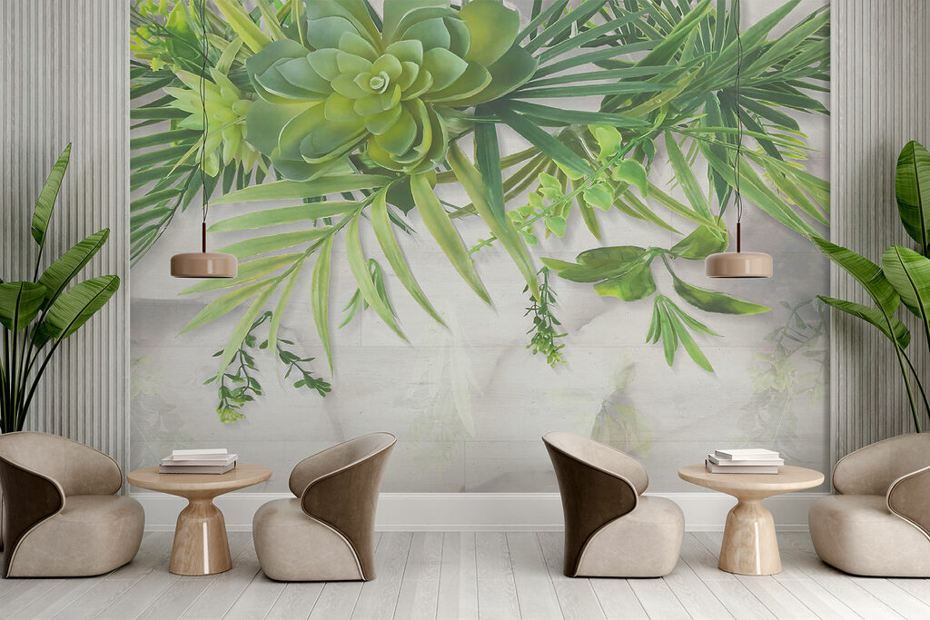 Plante grase suspendate — interior 11