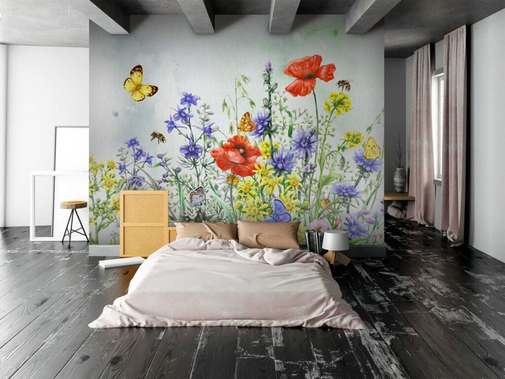 Fluture în câmp colorat — interior 2