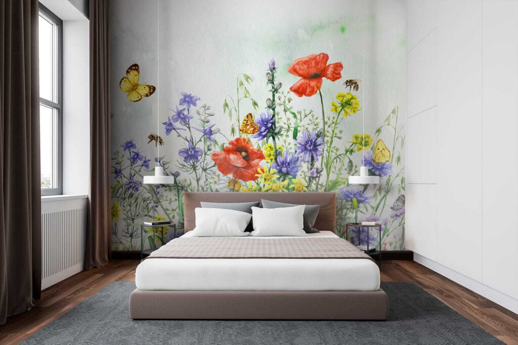 Fluture în câmp colorat — interior 3