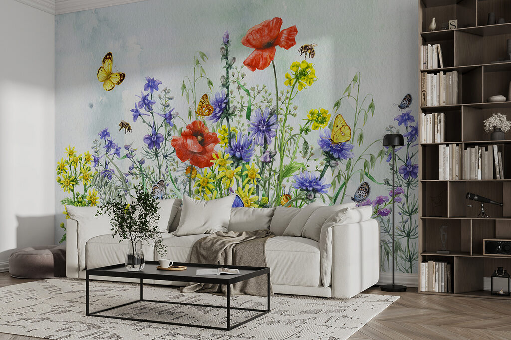 Fluture în câmp colorat — interior 10
