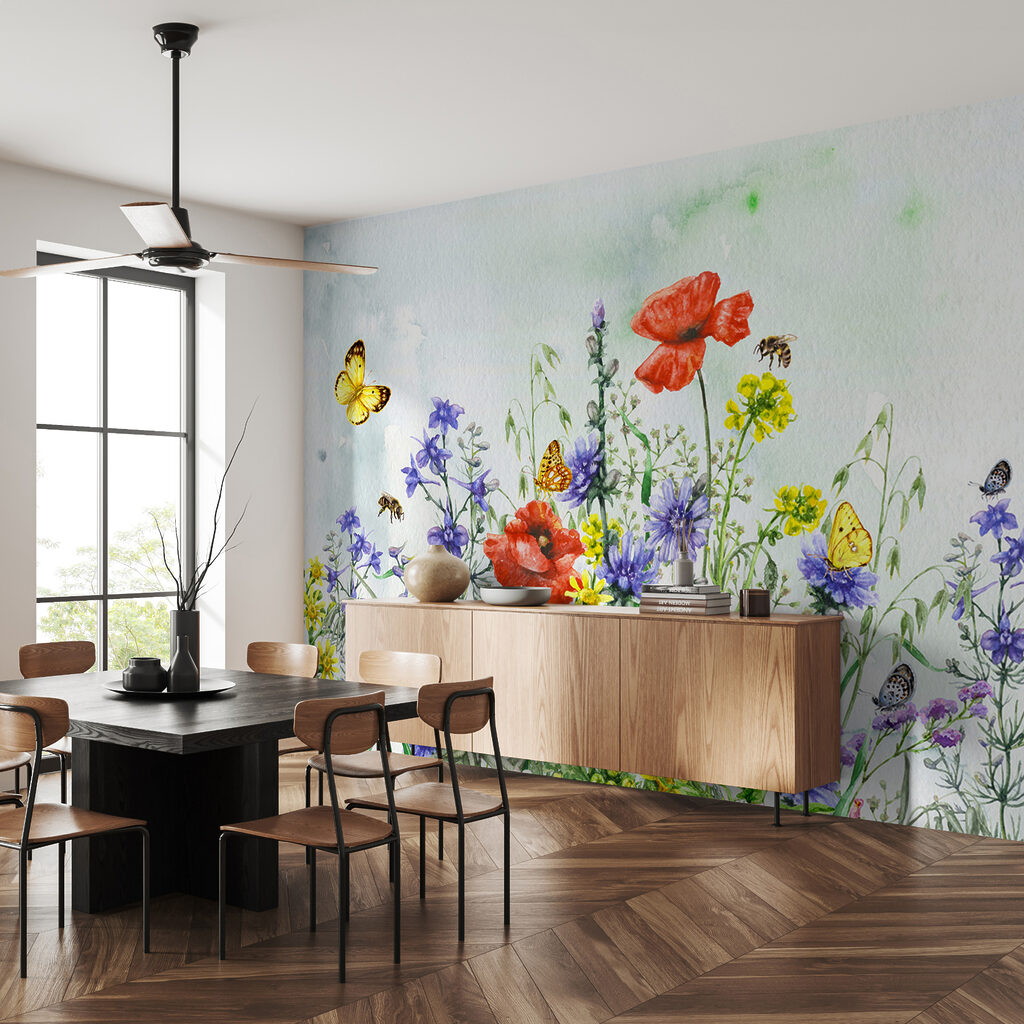 Fluture în câmp colorat — interior 11