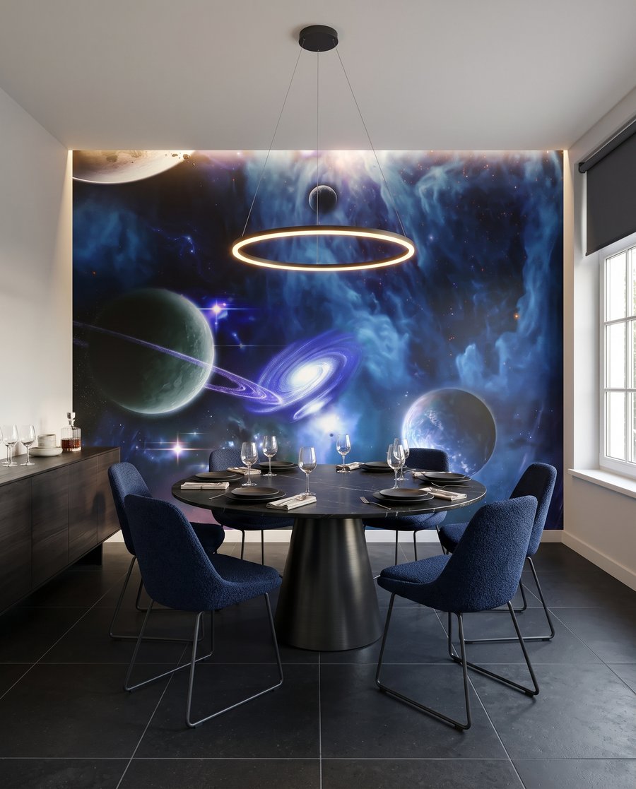 Univers albastru-violet — interior 4