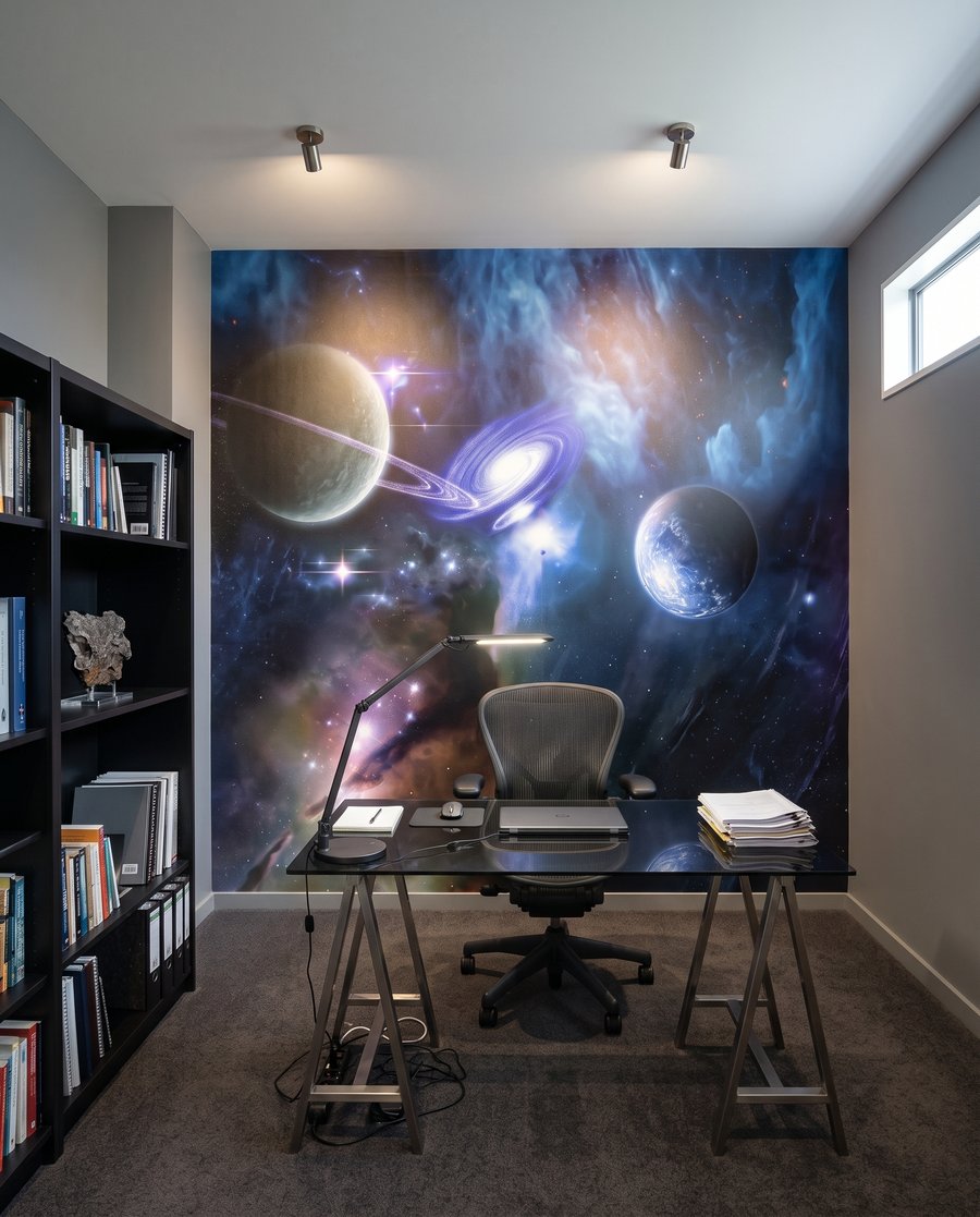 Univers albastru-violet — interior 5