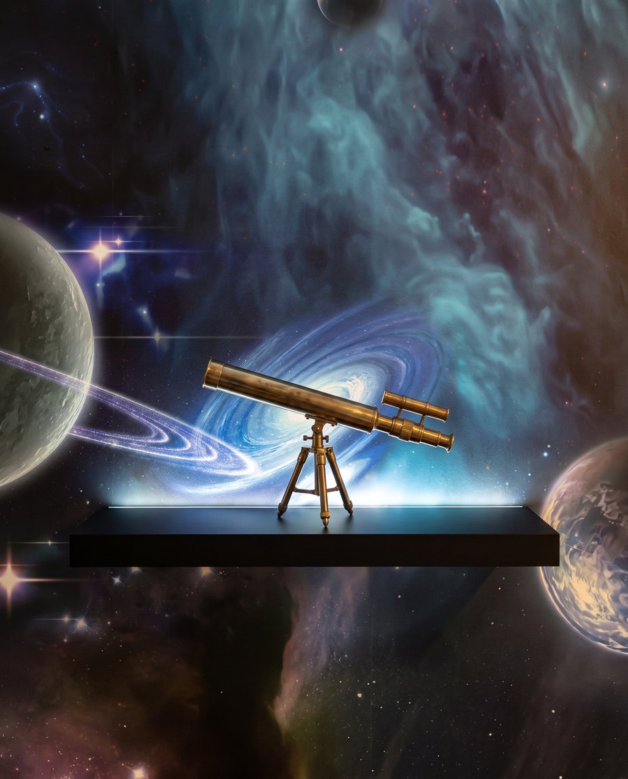 Univers albastru-violet — detaliu